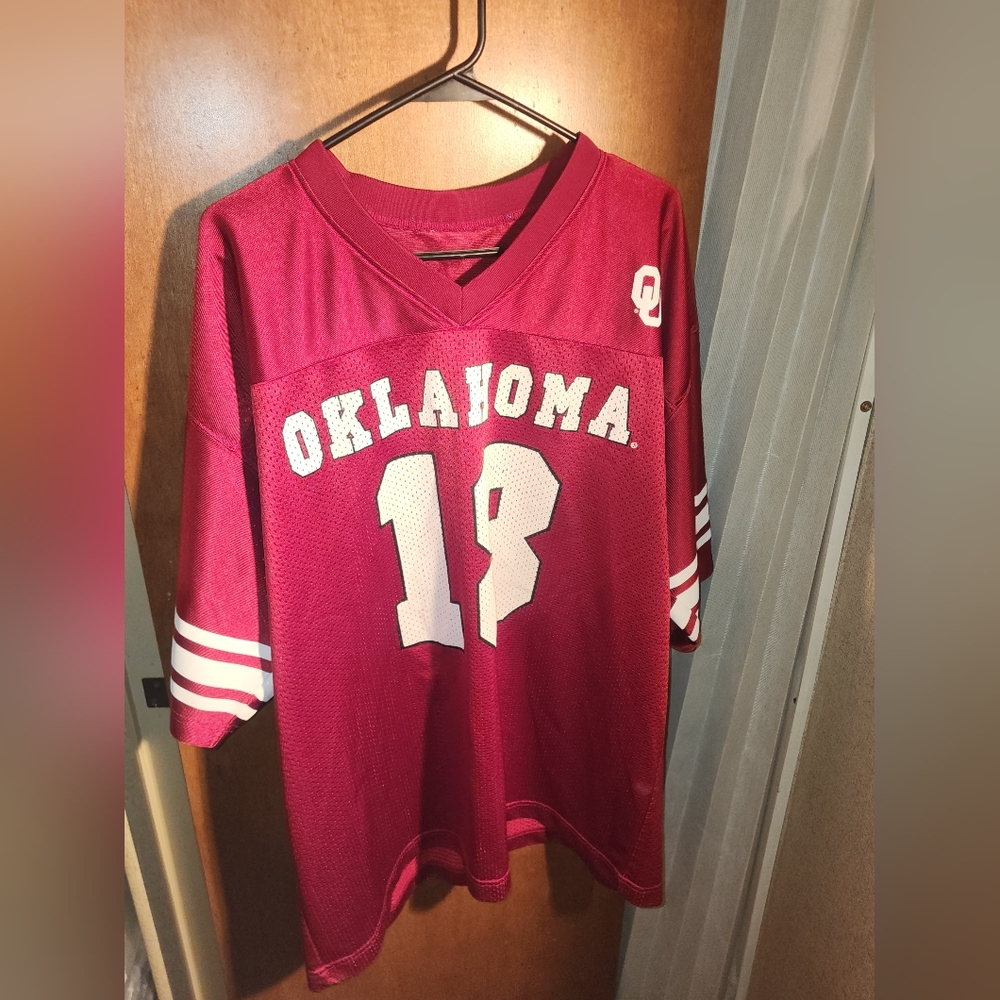 Oklahoma 18 Red Jersey